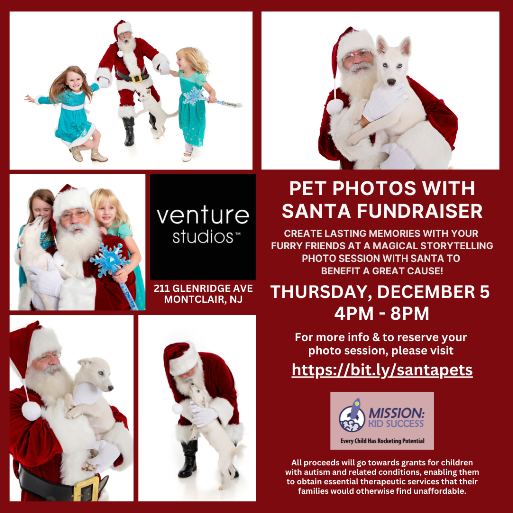 Pet photos with Santa